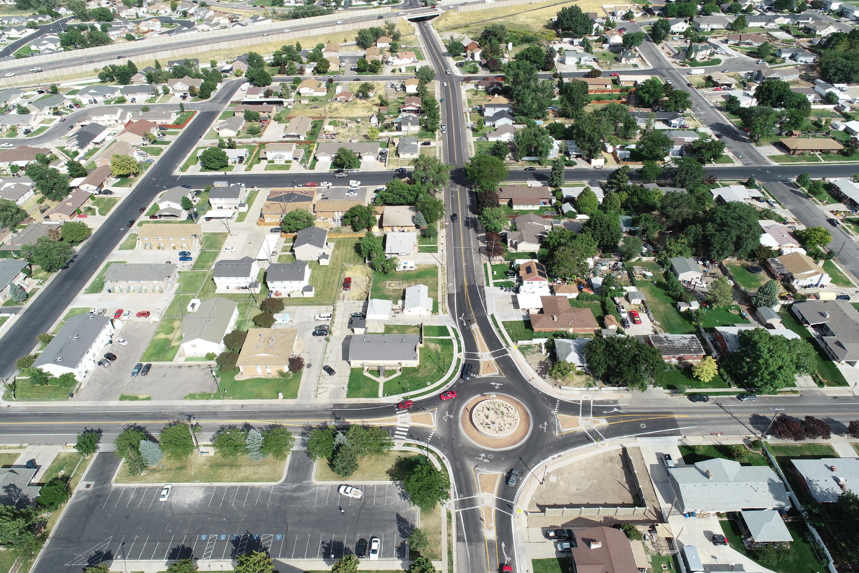 roundabout from above